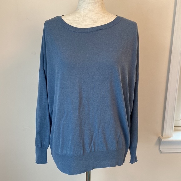 Zara fine gauge oversized knit pullover sweater - Picture 1 of 7